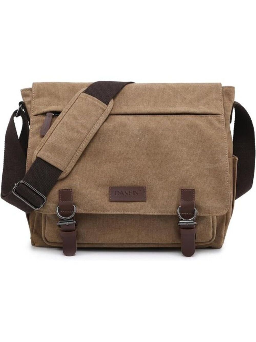 Large Canvas Messenger Bag Vintage Crossbody Shoulder Bag Laptop Briefcase